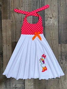 Daisy Duck Polka Dot Twirl Dress - Picture 1 of 1