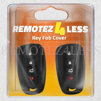2 Key Fob Cover for 2016 2017 2018 2019 Chevrolet Camaro Remote Case Skin Jacket - Imagem 1 de 4