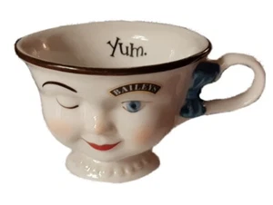 Baileys Irish Cream coffee Mug Cup Yum Winking Face Teacup 1996 - Picture 1 of 6