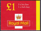 Fh44 2000 Questa £1 3 X 1St Class And 1 X 2Nd Class Folded Booklet Q1q1