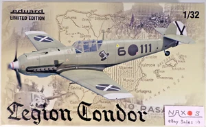EDUARD 1:32 Messerschmitt Bf 109E-1/E-3 *Legion Condor* LTD EDT n.11105 - RARO - Foto 1 di 24
