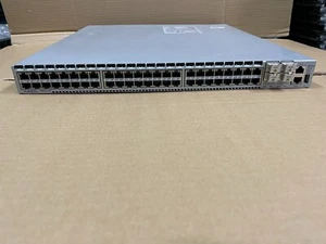 Interruptor Arista DCS-7050TX-96-F con 4 ventiladores 2x fuentes de alimentación probadas - Imagen 1 de 3