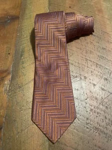 Robert Talbott Best Of Class Tie Silk David Rickey Striped Standard Made In USA - Picture 1 of 11