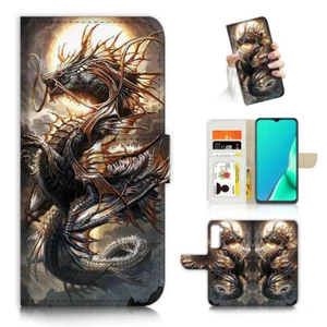 ( For Samsung S22 ) Wallet Flip Case Cover AJ24247 Dragon - Picture 1 of 7