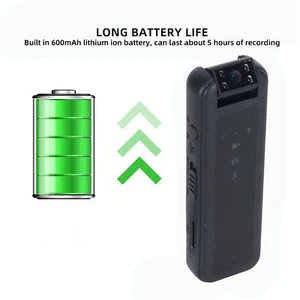 Mini Video Recorder HD Rotatable Lens 600mAh Digital Voice Recorder For Lect Hot - Photo 1/12