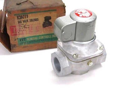 ITT CONTROLES VÁLVULA GAS SOLENOIDE, 24V, 14W, TUBO 1-1/4", K3A771 Foto 1 de 4