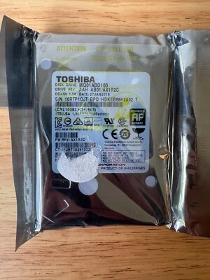 Toshiba MQ04ABF100 2.5in 1TB SATA III 5400 RPM Internal Hard Drive BRAND NEW - Image 1 of 2