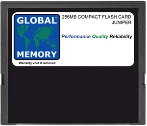 256MB Compact Flash Card Speicher Für Juniper J2300/J4300/J6300 (JX-CF-256M-S) - Picture 1 of 1
