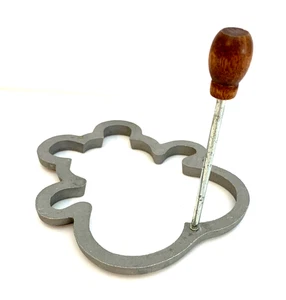 Vintage Kitchen Connection Aluminium Bär Ausstecher Pfannkuchen Ei Handwerk Form - Bild 1 von 3
