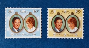 1981 JERSEY, ROYAL WEDDING, SG 284/285, Scott 280/281 - Picture 1 of 1