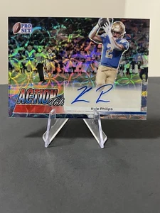 KYLE PHILIPS ROOKIE AUTO 2022 LEAF PRO SET METAL RED WHITE BLUE SCOPE PRIZM 1/1 - Picture 1 of 4