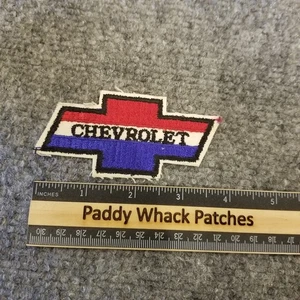 Oldtimer Chevrolet Patch rot weiß blau Auto Auto 70er 80er AC1a - Bild 1 von 2