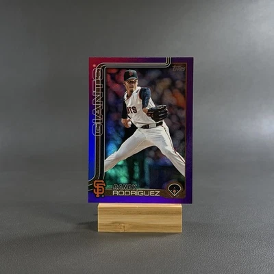 Actualización Topps 2025 Randy Rodríguez Frontera Púrpura/250 Gigantes de San Francisco Foto 1 de 2