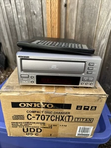 ONKYO C-707CHX 3 Compact Disc CD Changer Player Shelf HiFi Stereo - Picture 1 of 8
