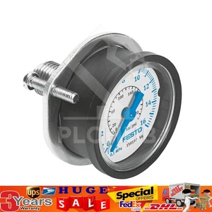 New FMA-40-16-1/4-EN FESTO 159597 Fast Shipping Flanged pressure gauge - Picture 1 of 6