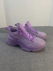 Berness Freya Dk Purple 7 Sparkly Rhinestone Sneaker - EXCELLENT (Worn Once) - Picture 1 of 10