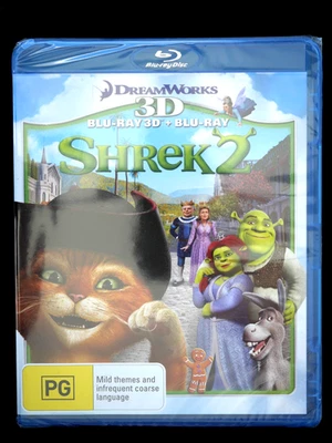 Shrek 2 3D & 2D Blu-ray New & Sealed - image 1 of 2