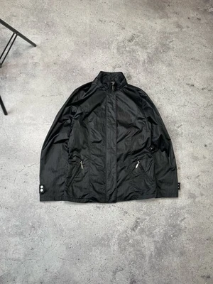 Chaqueta de nailon negra vintage Archive Romeo Gigli para mujer talla L Foto 1 de 4