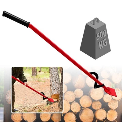 130cm Stammwender Kantheber mit Wendehaken Geschmiedeter Fällheber Forst Stahl - Bild 1 von 4