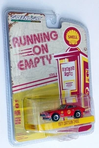 Greenlight 1/64 Scale 41040E - 1971 Datsun 240Z - Shell Red - Picture 1 of 2