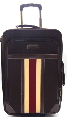 Tommy Hilfiger 21" Softside Logan Carry-On Two Wheel Chocolate Brown Suitcase - Image 1 of 4