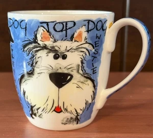 Top HUND Kaffeetasse Becher Rose of England Fine Bone China Westie, Windhund Bulldogge - Bild 1 von 7