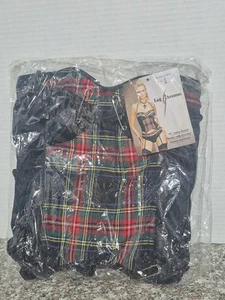 Pin de seguridad Leg Avenue 81018 2 piezas Bustier con panty TAMAÑO GRANDE nuevo stock antiguo - Imagen 1 de 2