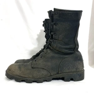 MCRAE 8” ALL LEATHER JUNGLE BOOTS SIZE 8.5 R (No Laces) Mens - Picture 1 of 14