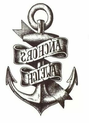 QUEEN OF ENVY Anchor Sailor Tattoo Temporary Tattoos Waterproof Women Mens Fake Arm Nautical