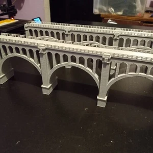Kato Double Track 30-Inch long Paulins Kill Viaduct Bridge 3D Printed. - Picture 1 of 20