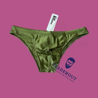 Rufskin Hombres Kelp Verde Tono Cheeky Natación Bikini Traje de Baño Talla M Foto 1 de 4
