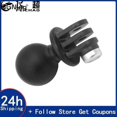 For GoPro 13/Insta360 Head Camera 1Inch Joint Ball Mount 1 Light Head X 360° X2 - Image 1 of 4