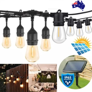 48FT Solar Powered Fairy String Lights LED Outdoor Garden Party Decor Waterproof - Picture 1 of 10