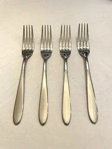 ONEIDA Mascagni II Salad/Dessert Fork Stainless Steel Flatware Set of 4 - Picture 1 of 2
