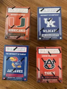 LOTTO BLASTER SIGILLATI (4) 2015 2016 PANINI COLLEGIATE KENTUCKY KANSAS MIAMI AUBURN - Foto 1 di 5