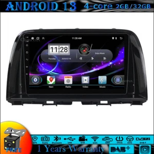 Unidad principal Android 13 9" navegación GPS radio DAB Carplay para Mazda CX-5 2012-2015 - Imagen 1 de 12