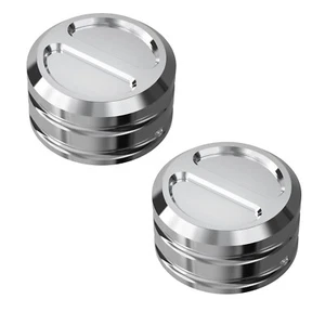 Pair Front Upper Fork Stem Nut Cover For Harley Street Bob FXBBS 114 2021-2024 - Bild 1 von 8