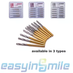1 PAQUETE taladro dental Bur Endo-Z Zekrya carburo tungsteno para pieza de mano de alta velocidad - Imagen 1 de 15
