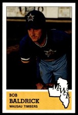 1983 Fritsch Wausau Timbers Bob Baldrick Wausau Timbers #22