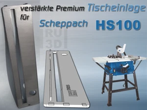 verstärkte Tischeinlage f. Scheppach HS 100 HS100 Tischkreissäge Einlegeplatte - Picture 1 of 5