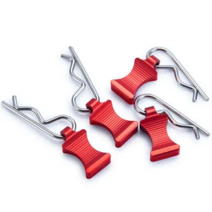 4Pack 2 Colors Body Shell Clips With Mount For Axial SCX6 AXI05000 1/6 RC Car - Picture 1 of 11