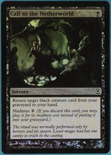 Call to the Netherworld FOIL Time Spiral NM Black Common CARD (57226) ABUGames