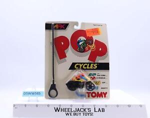 Pop Cycles Motorcycle Rip Cord 1989 Tomy NEW Vintage Action Figure