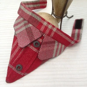 Abraham Moon Wolle Tweed Hundeanzug Bandana XS-XL in Wickel-/Slipperoptionen - Bild 1 von 2