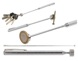 Magnetic Pick-Up Tool Bar Magnet Magnet Extended 62cm Lifting Capacity 900g - Picture 1 of 1