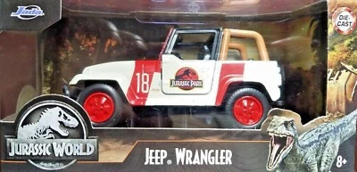 Jada Toys Jurassic World 1:32 Jeep Wrangler Die-cast Car, Toys for Kids and Adul - Image 1 of 4