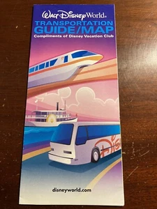Walt Disney World Transportation Guide Map Brochure Florida FL - Picture 1 of 2