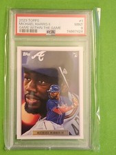 2023 Topps - Game Within The Game Card #1 - Michael Harris II RC SP PSA 9