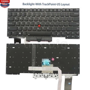 Clavier rétroéclairé US neuf pour Lenovo Thinkpad E14 R14 Gen2 Gen3 Gen4 S3 Gen1 Gen2 - Photo 1/4