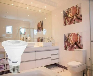 NEW 7W LED PAR20 Flood Light Dimmable GREENLITE 25,000 HRS Weatherproof 3000K! - Picture 1 of 6